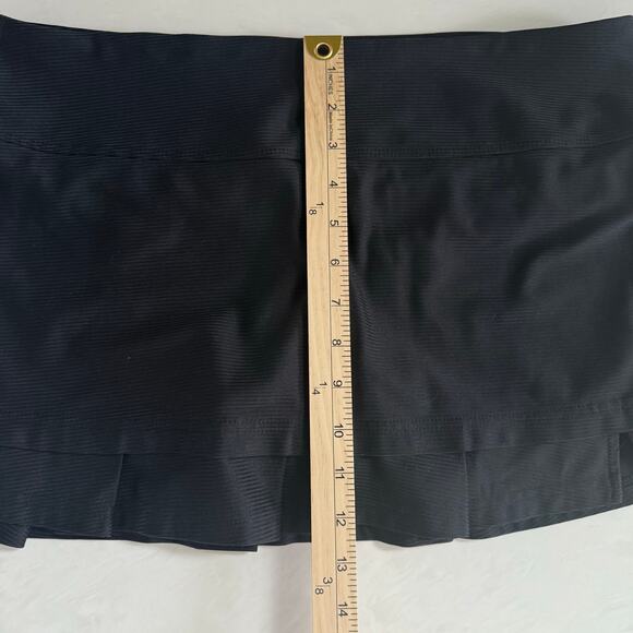 BOLLE TECH Ladies Skort Large Black Tennis Golf Running Pickleball Pleats - Picture 9 of 9